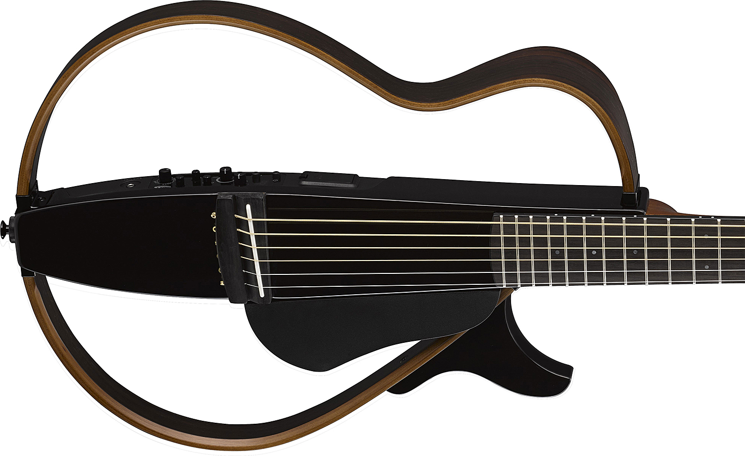 Yamaha Silent Guitar Slg200s - Translucent Black - Electro acoustic guitar - Variation 2