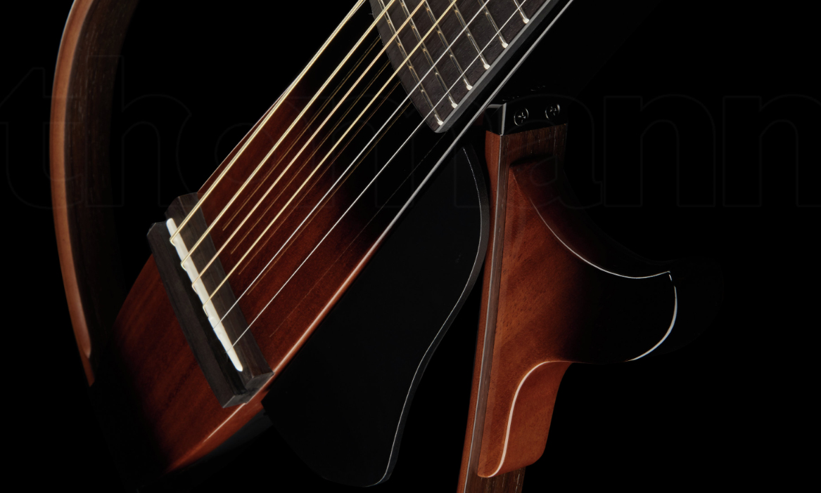 Yamaha Silent Guitar Slg200sii Steel String Cw Tout Acajou Rw - Tobacco Brown Sunburst - Folk guitar - Variation 4