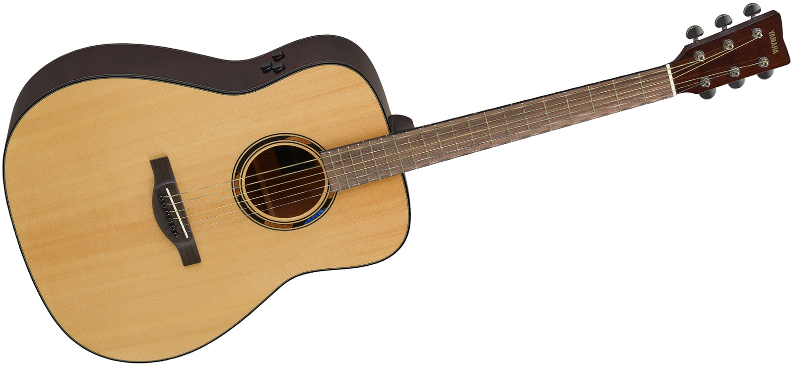 Yamaha Tag1e Transacoustic Dreadnought Epicea Acajou Noy - Natural - Folk guitar - Variation 1