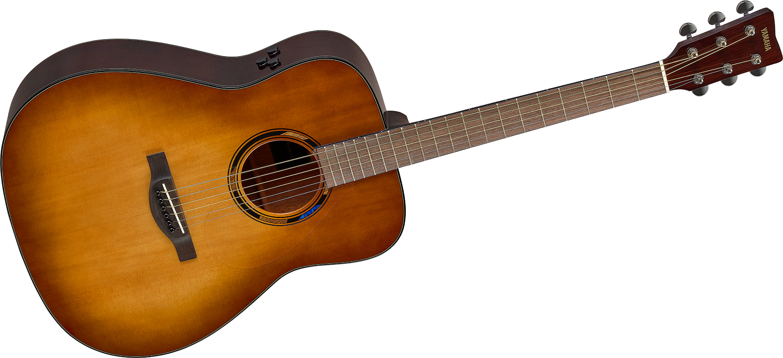 Yamaha Tag1e Transacoustic Dreadnought Epicea Acajou Noy - Sand Burst - Folk guitar - Variation 1