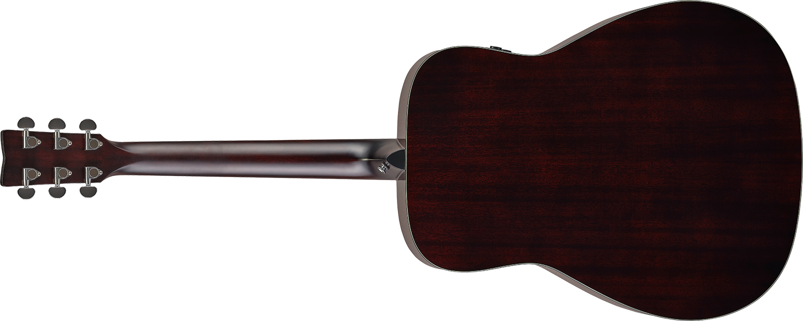 Yamaha Tag1e Transacoustic Dreadnought Epicea Acajou Noy - Translucent Black - Folk guitar - Variation 2