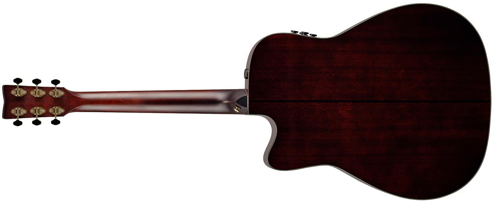 Yamaha Tag3c Transacoustic Dreadnought Cw Epicea Acajou Eb - Sand Burst - Folk guitar - Variation 2