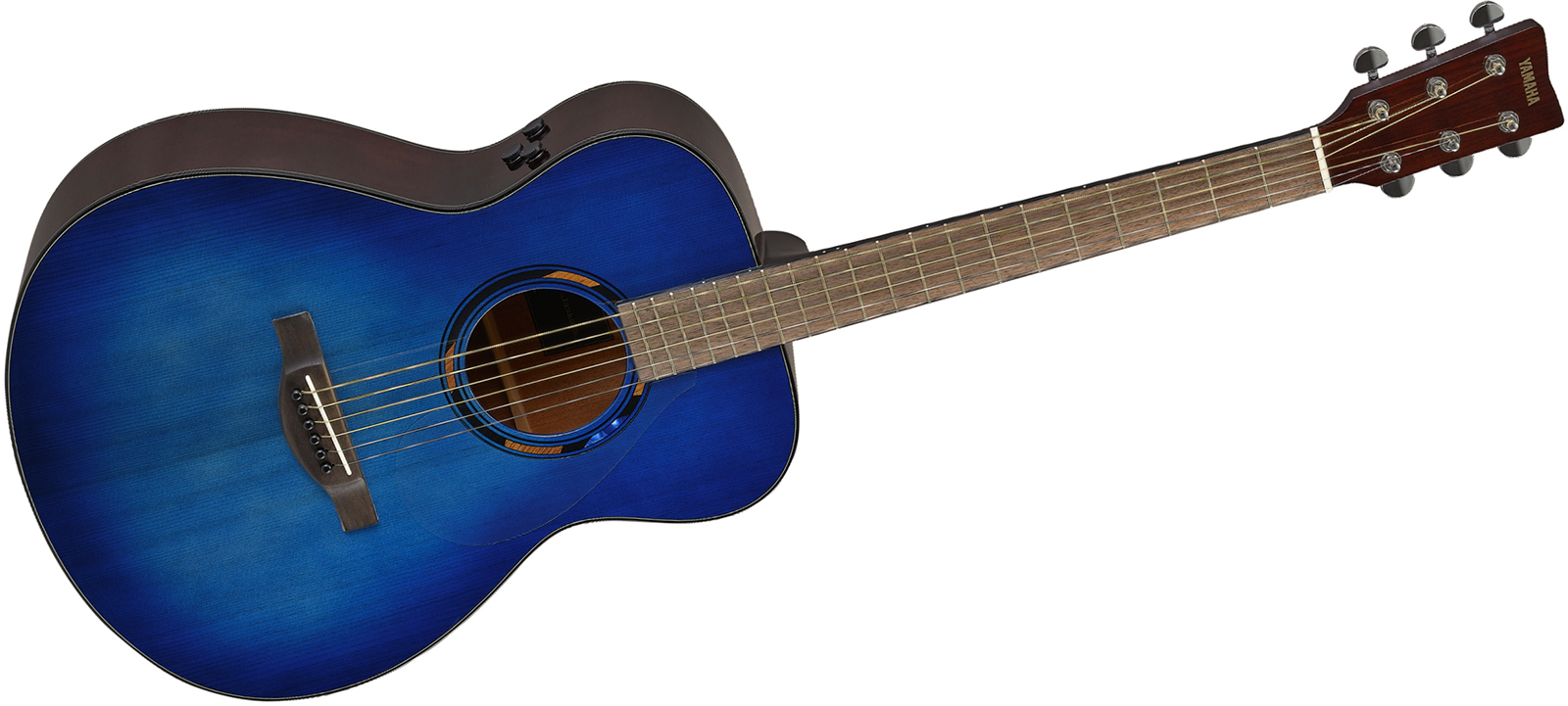 Yamaha Tas1e Transacoustic Concert Epicea Acajou Noy - Ultra Marine - Folk guitar - Variation 1