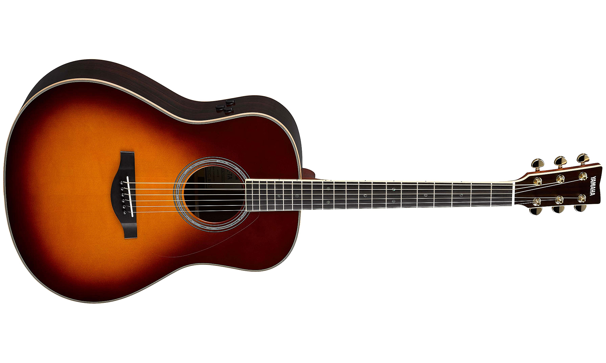 Yamaha Transacoustic Ll-ta Dreadnought Epicea Palissandre Eb 2016 - Brown Sunburst - Acoustic guitar & electro - Variation 1