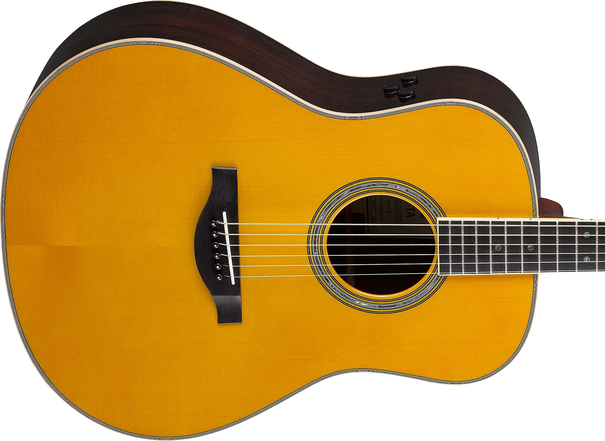 Yamaha Transacoustic Ll-ta Vt Dreadnought Epicea Palissandre 2016 - Vintage Tint - Electro acoustic guitar - Variation 3