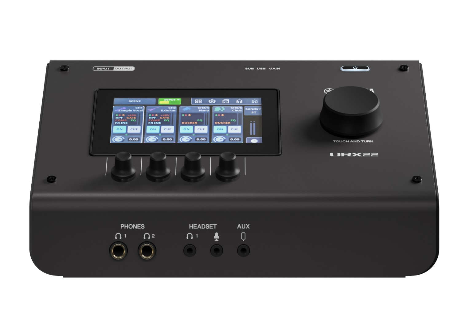 Yamaha Urx 22 Black - USB audio interface - Variation 2