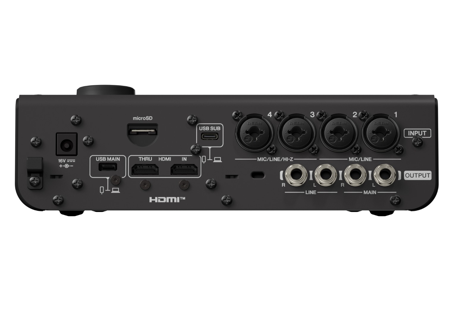 Yamaha Urx 44v Black - USB audio interface - Variation 3