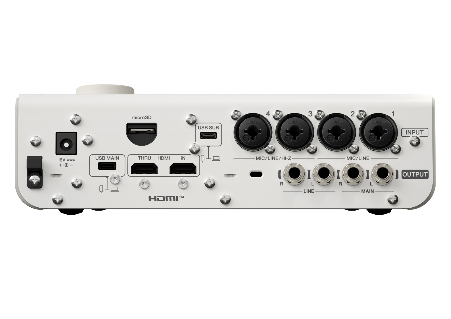 Yamaha Urx 44v White - USB audio interface - Variation 3