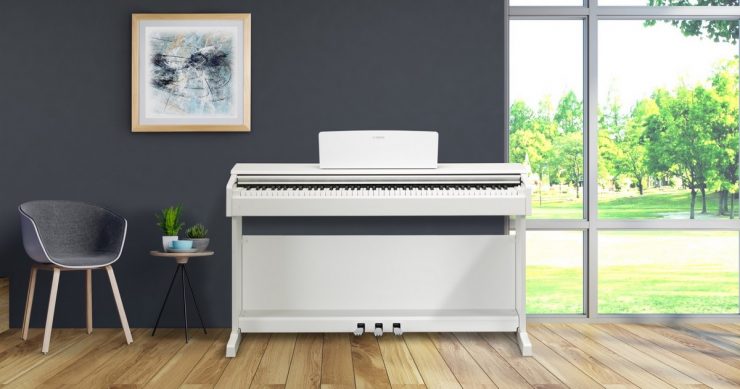 Yamaha Ydp-144 - White - Digital piano with stand - Variation 2