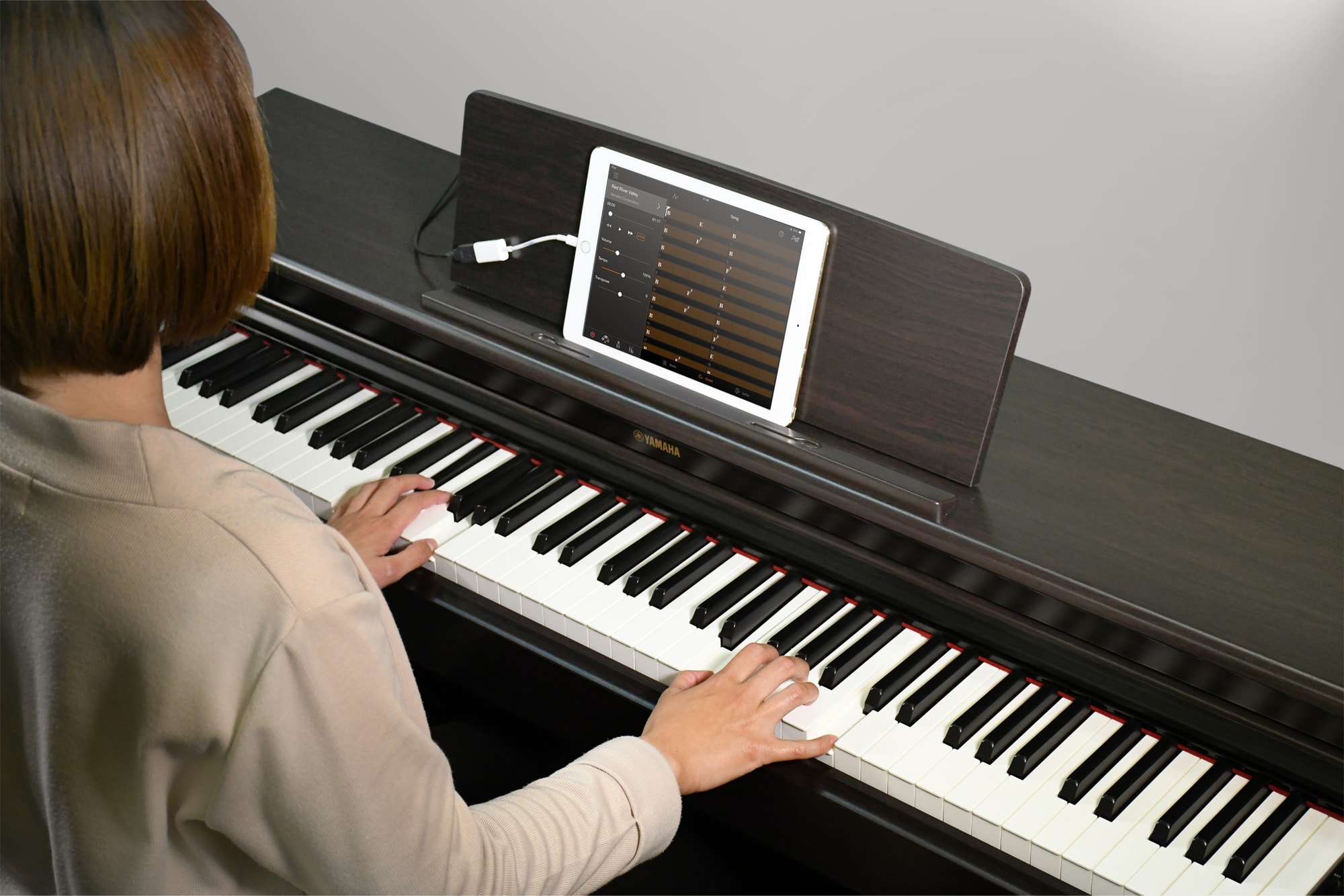 Yamaha Ydp 164 Arius White Digital Piano With Stand