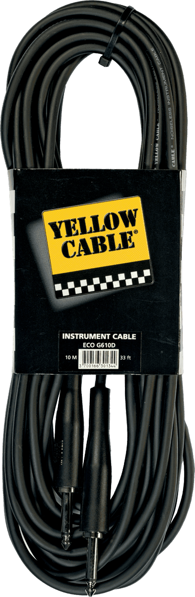 Yellow Cable G610d Jack Jack 10m - - Cable - Main picture