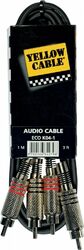 Cable Yellow cable K04-1 2x RCA M / 2x RCA M - 1m
