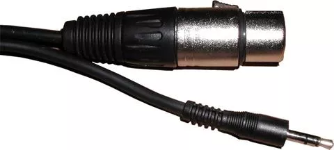 Câble Jack 3.5 Stéréo Mâle vers Mini XLR Femelle 10m
