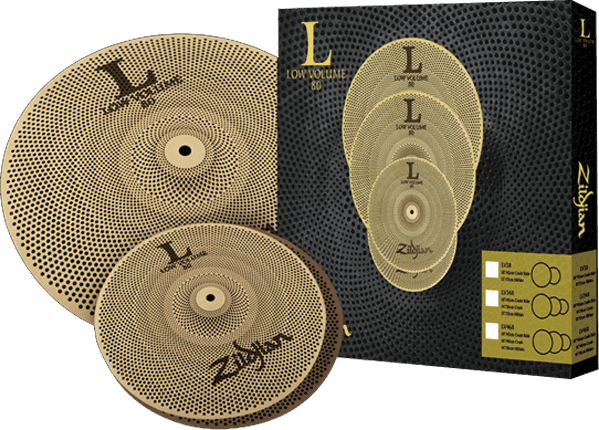 Zildjian L80 Low Volume Cymbal Set Lv38 - Cymbals set - Main picture