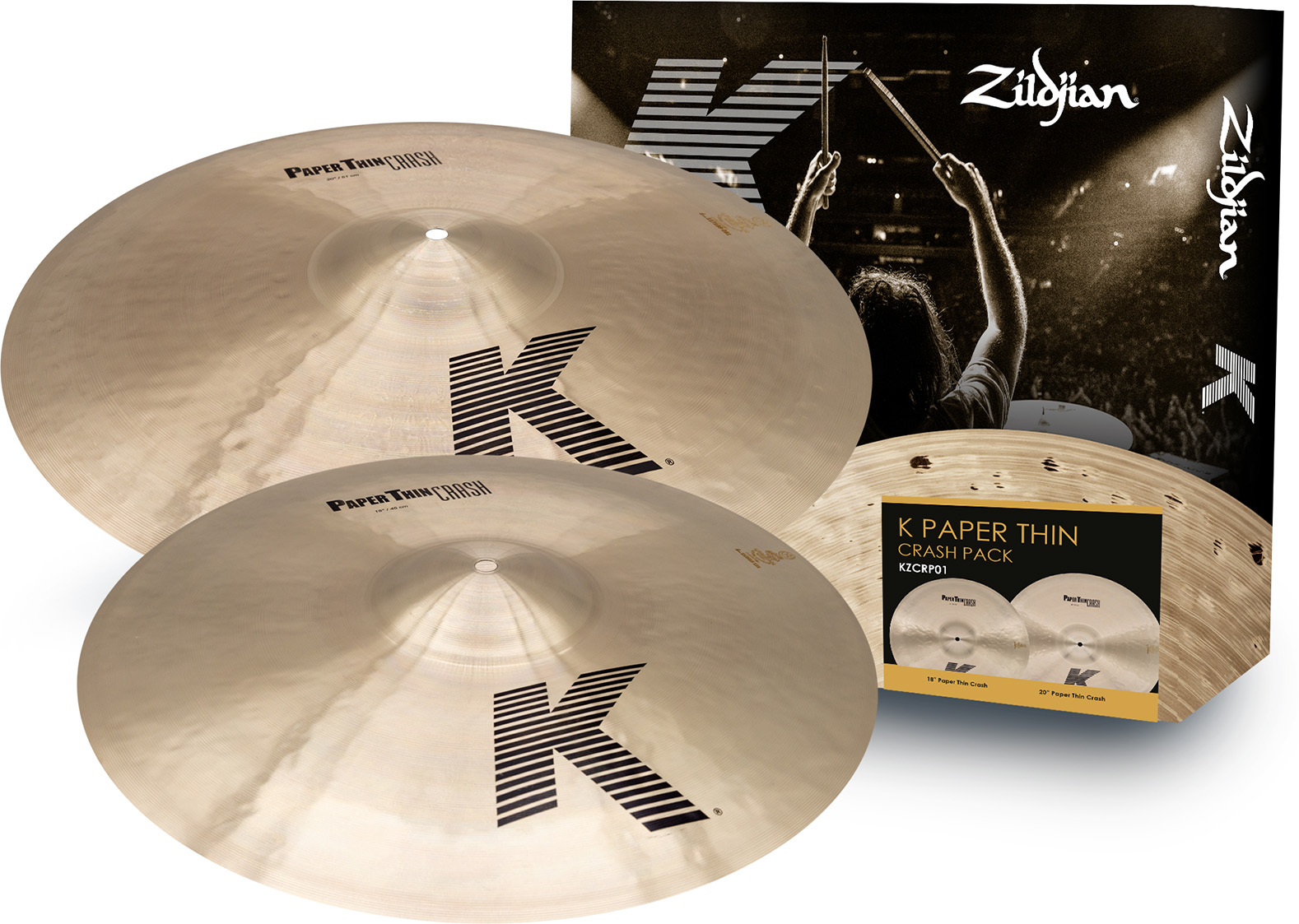 Zildjian Pack Set K Paper Thin 18-20 - Cymbals set - Main picture