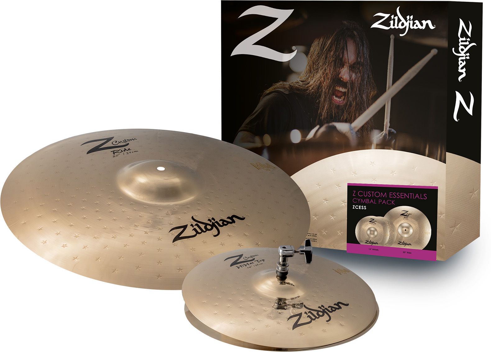 Zildjian Pack Set Z Custom Essentials 14-20 - Cymbals set - Main picture