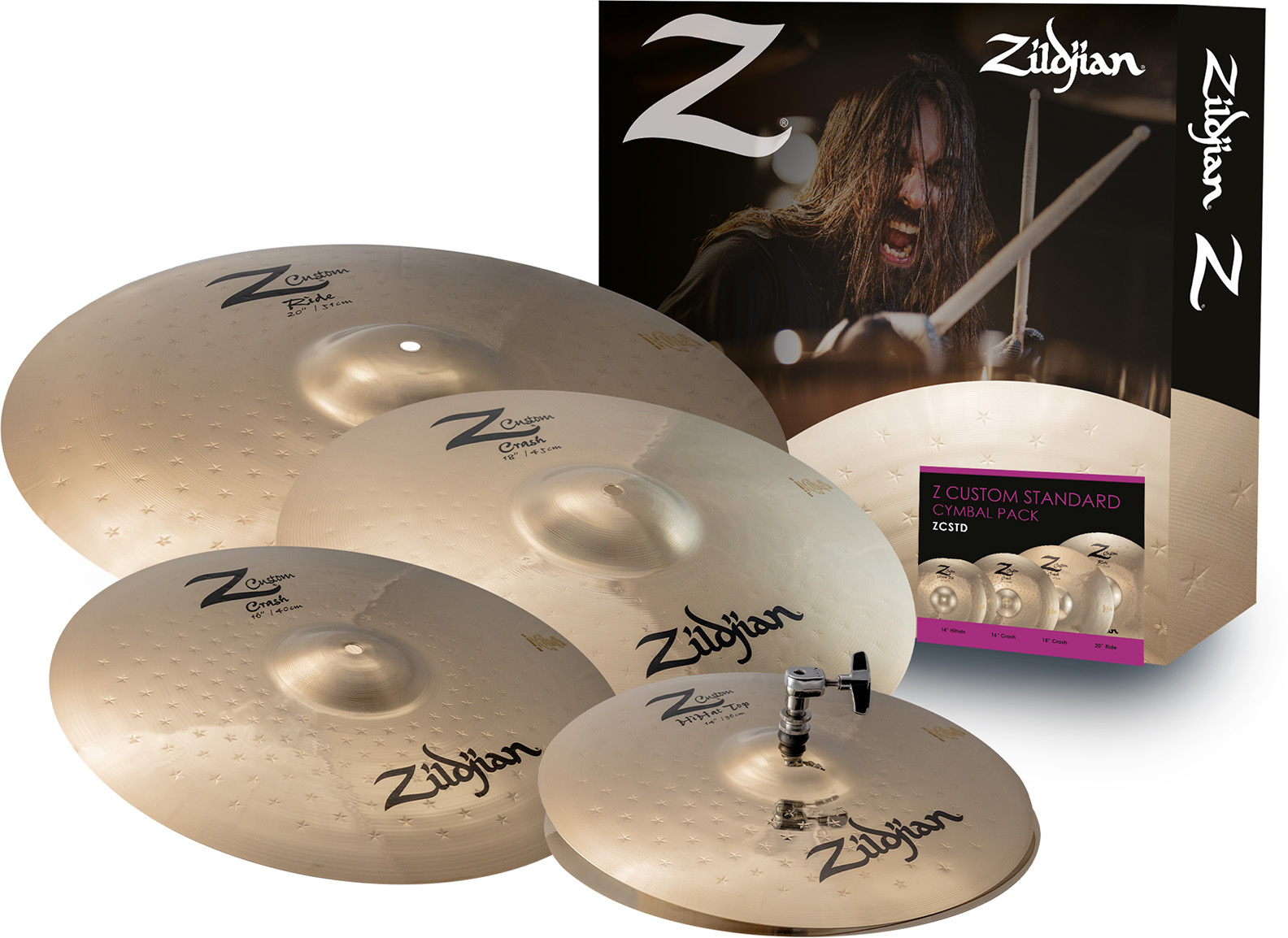 Zildjian Pack Set Z Custom Standard 14-16-18-20 - Cymbals set - Main picture