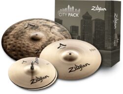 Cymbals set Zildjian CITY PACK A 18 RIDE / 14 CRASH / 12 HI-HATS