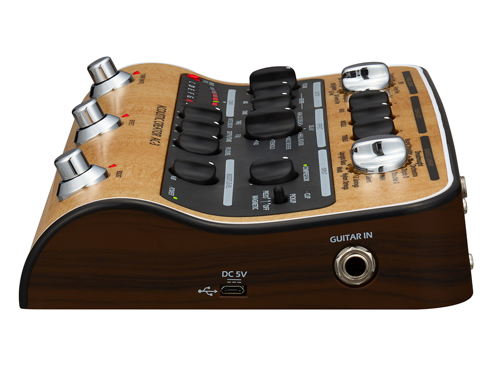 Zoom Ac-3 Acoustic Creator - Modulation & simulator effect pedal - Variation 4