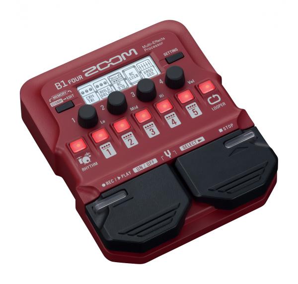 Multieffect for bass Zoom B1 Four