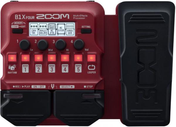Multieffect for bass Zoom B1X Four