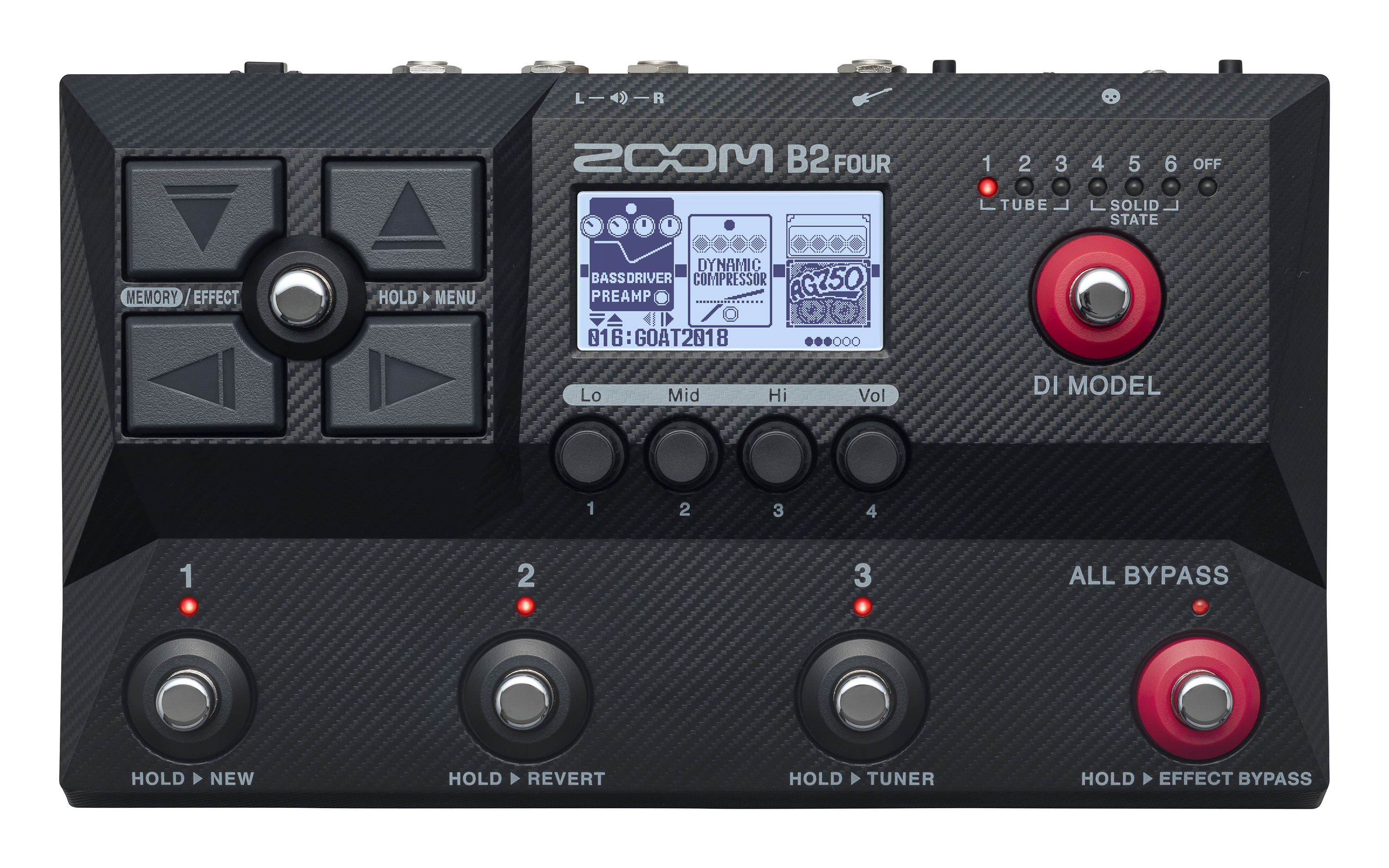 Zoom B2 Four - Multieffect for bass - Variation 2