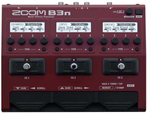 Multieffect for bass Zoom B3n Bass Multi-Effects