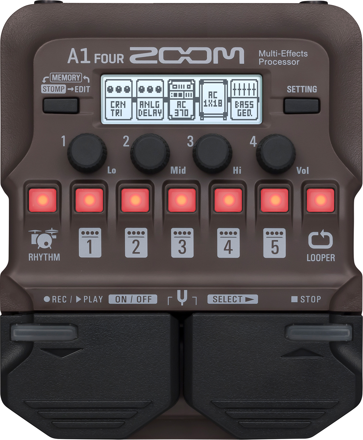 Zoom A1 Four Acoustic Multi-effects Processor - Multieffect for acoustic guitar - Main picture
