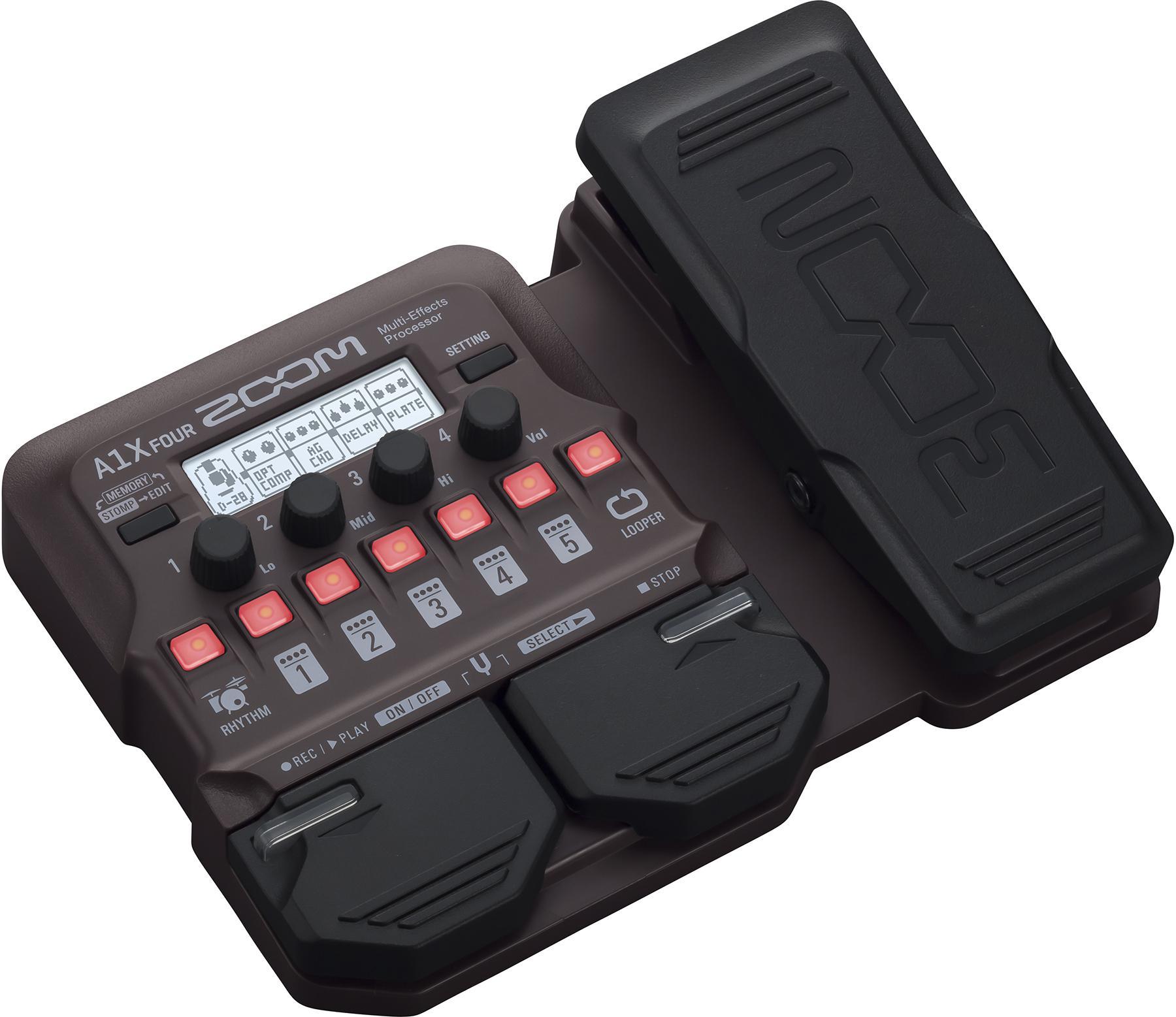Multieffect for acoustic guitar Zoom A1X FOUR Acoustic Instruments Multi-Effects Processor