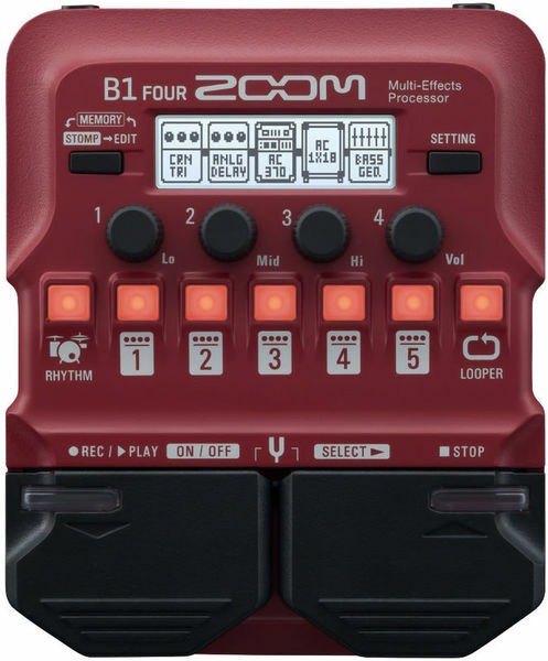 Zoom B1 Four - Multieffect for bass - Main picture