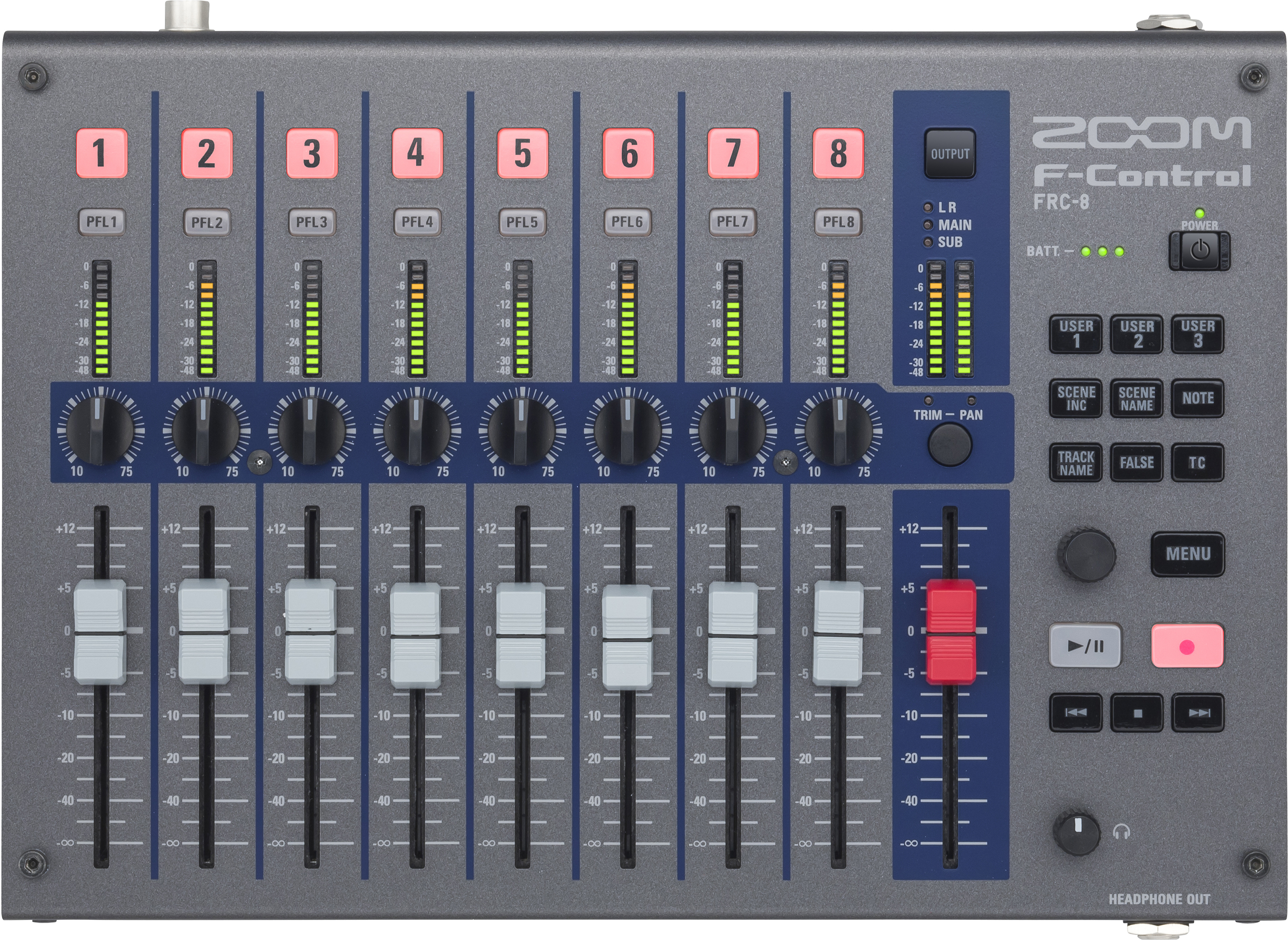 Zoom F-control Frc-8 - Multi tracks recorder - Main picture