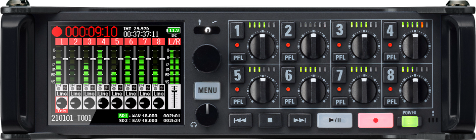 Zoom F8n Pro - Multi tracks recorder - Main picture