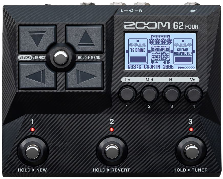 Zoom G2 Four Guitar Multi-effects - Guitar amp modeling simulation - Main picture