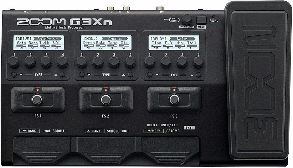 Zoom G3xn Guitar Multi-effects With Expression Pedal - Guitar amp modeling simulation - Main picture