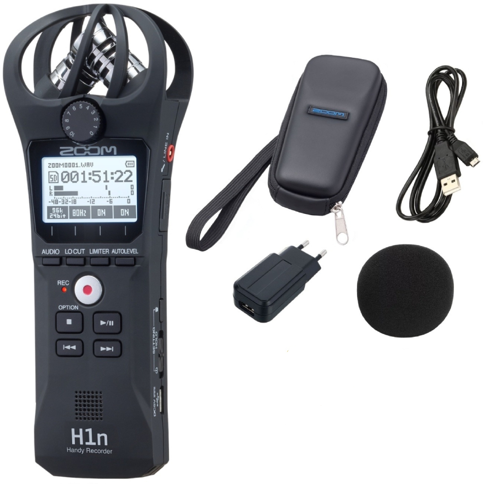 Zoom H1n + Pack Sph-1n - Portable recorder - Main picture