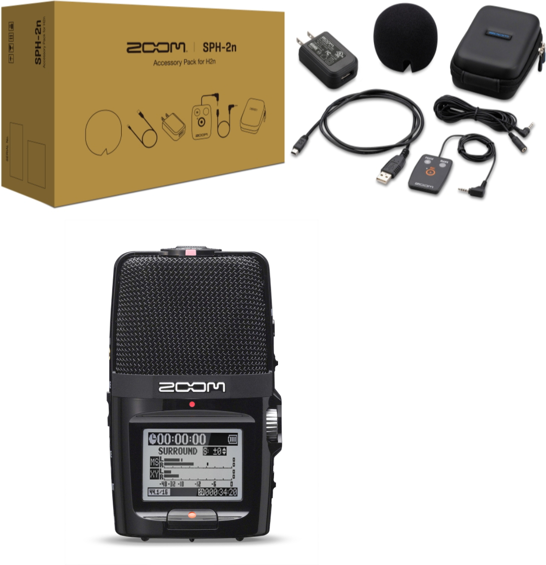 Zoom H2n + Sph-2n - Home Studio Set - Main picture