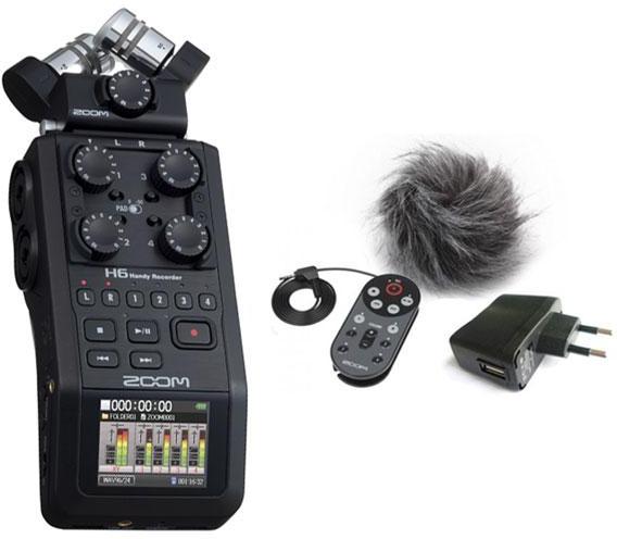 Portable recorder Zoom H6 Black + APH6
