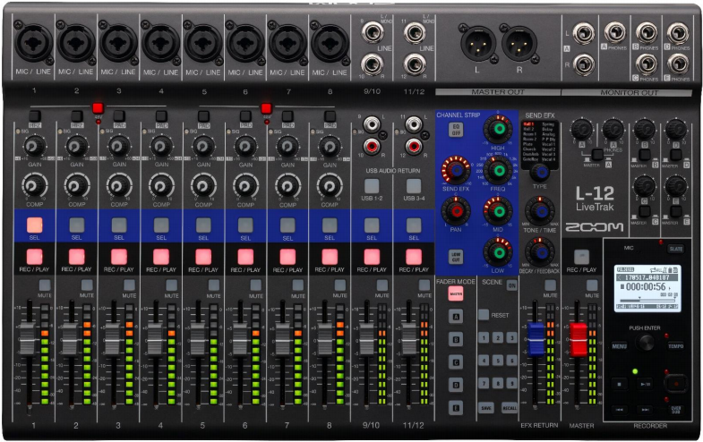 Zoom Livetrack L-12 - Analog mixing desk - Main picture