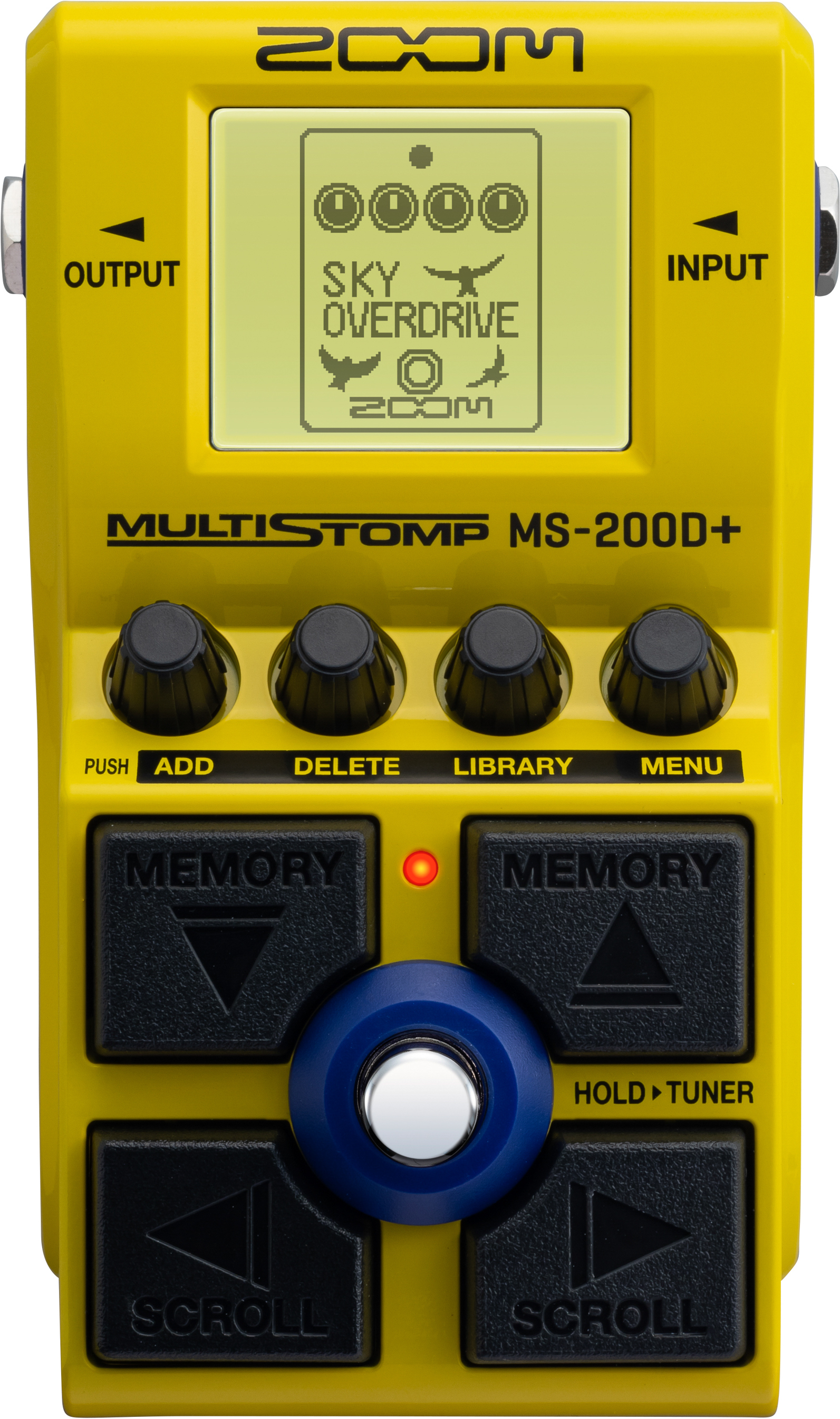 Zoom Ms-200d+ Multistomp - Overdrive, distortion & fuzz effect pedal - Main picture