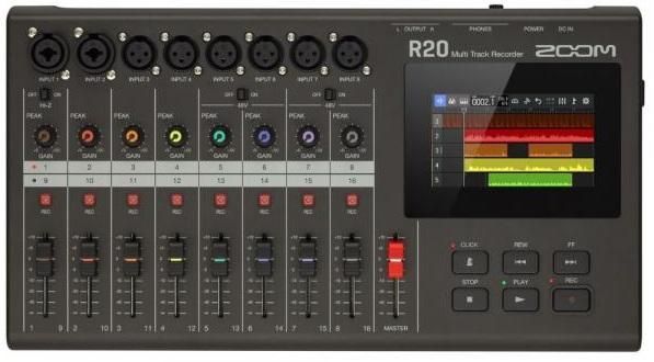 Multi tracks recorder Zoom R 20