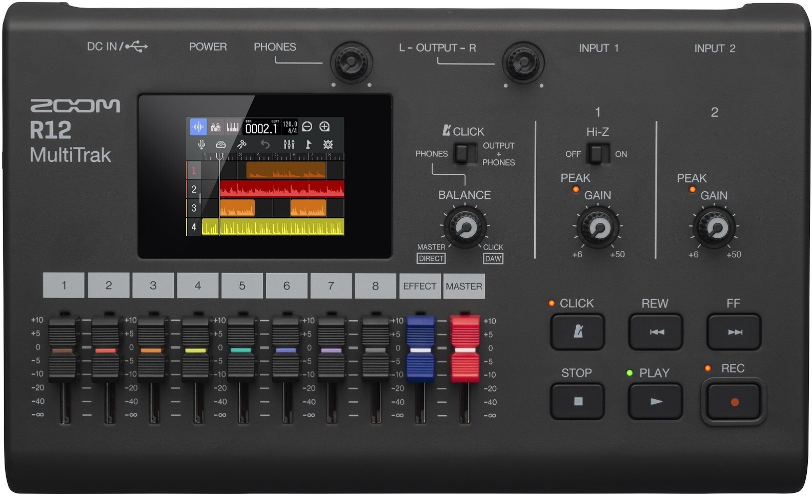 Zoom R12 - Multi tracks recorder - Main picture