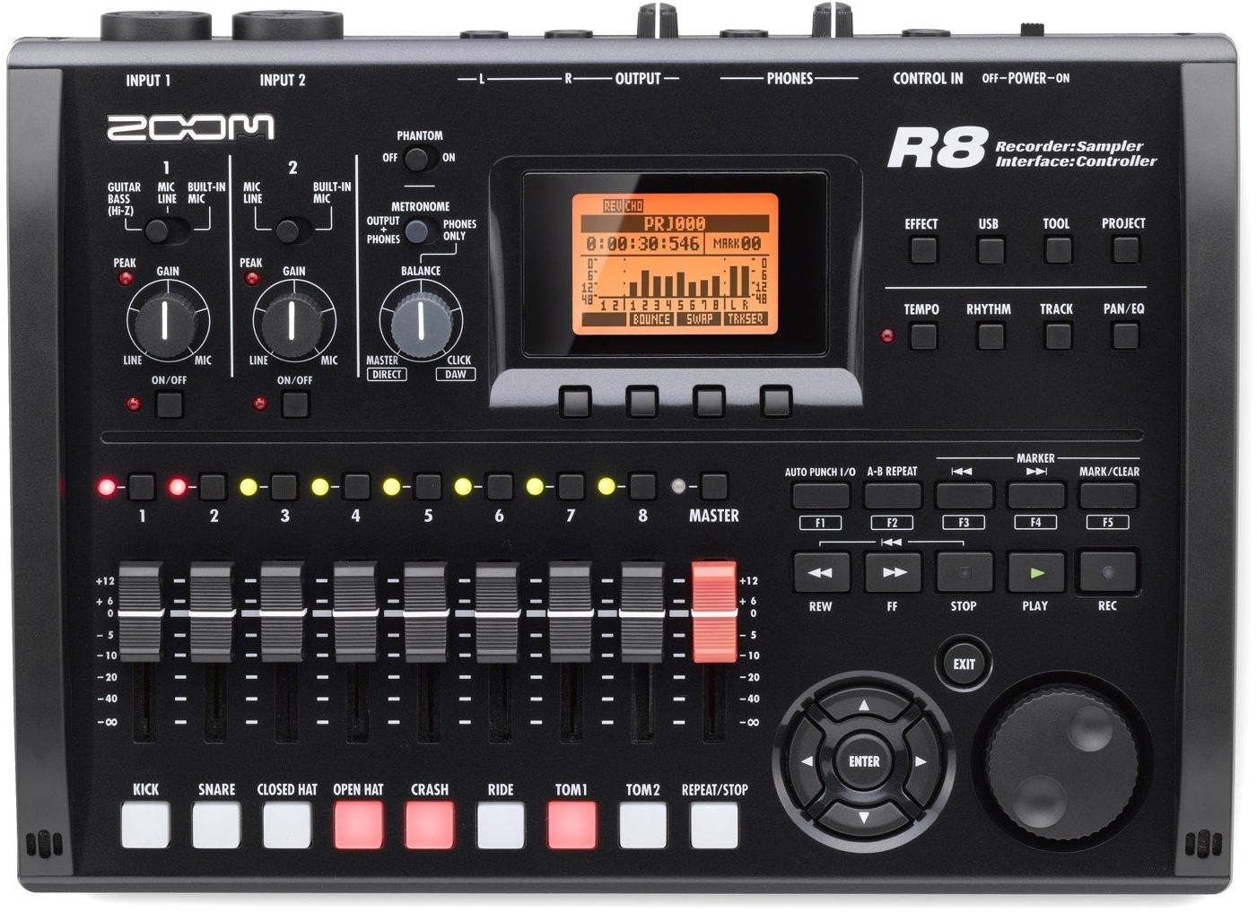 Multi tracks recorder Zoom R8