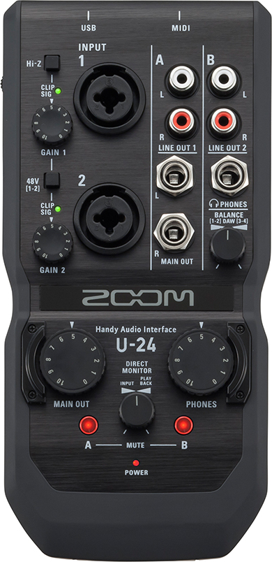 Zoom U-24 - USB audio interface - Main picture