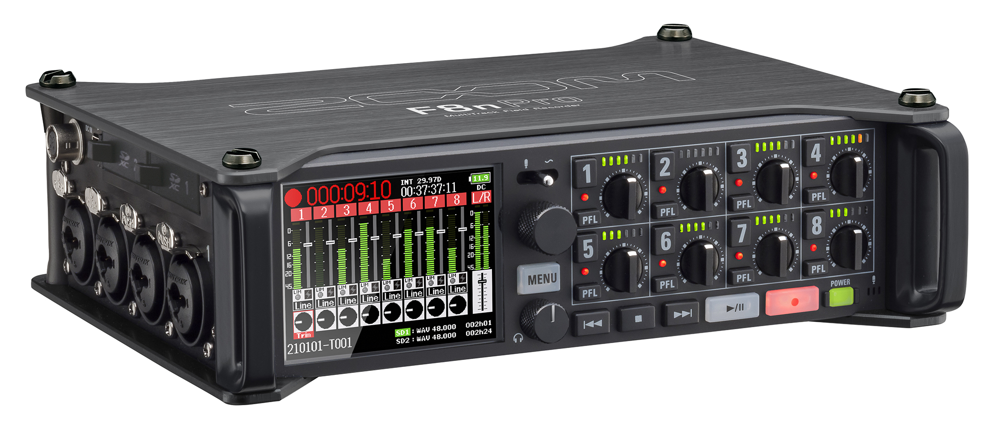 Zoom F8n Pro - Multi tracks recorder - Variation 1