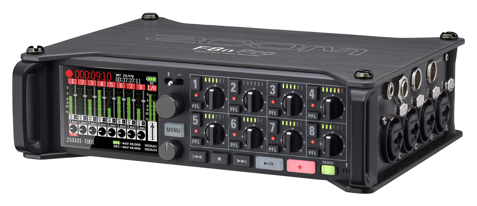 Zoom F8n Pro - Multi tracks recorder - Variation 2