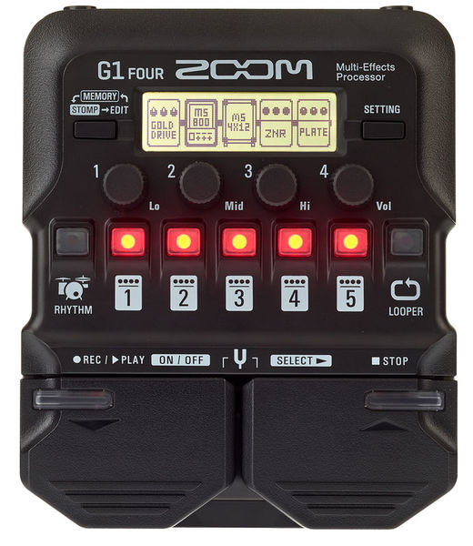 Multieffect for electric guitar Zoom G1 Four
