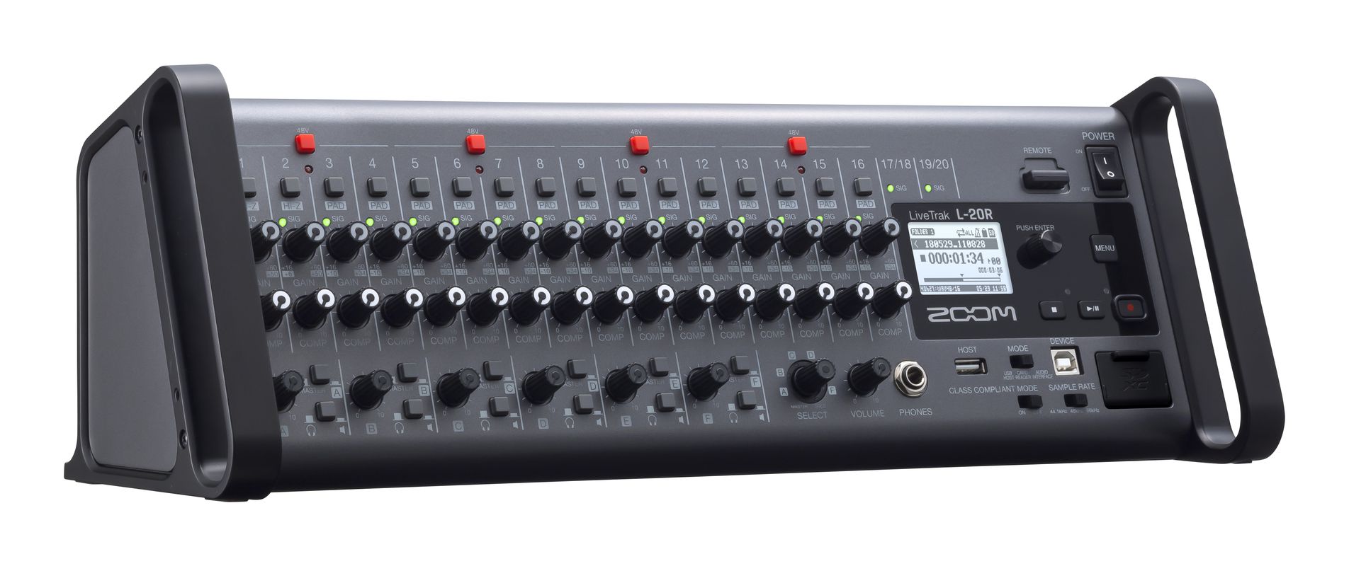 Zoom Livetrak L-20r - Analog mixing desk - Variation 2