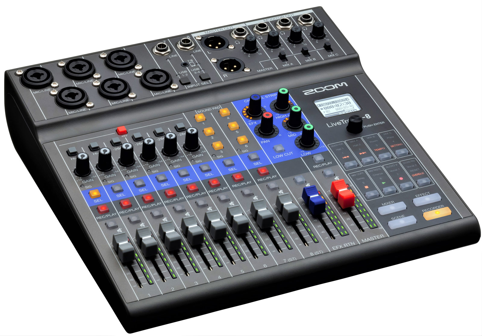 Zoom Livetrak L-8 - Analog mixing desk - Variation 1