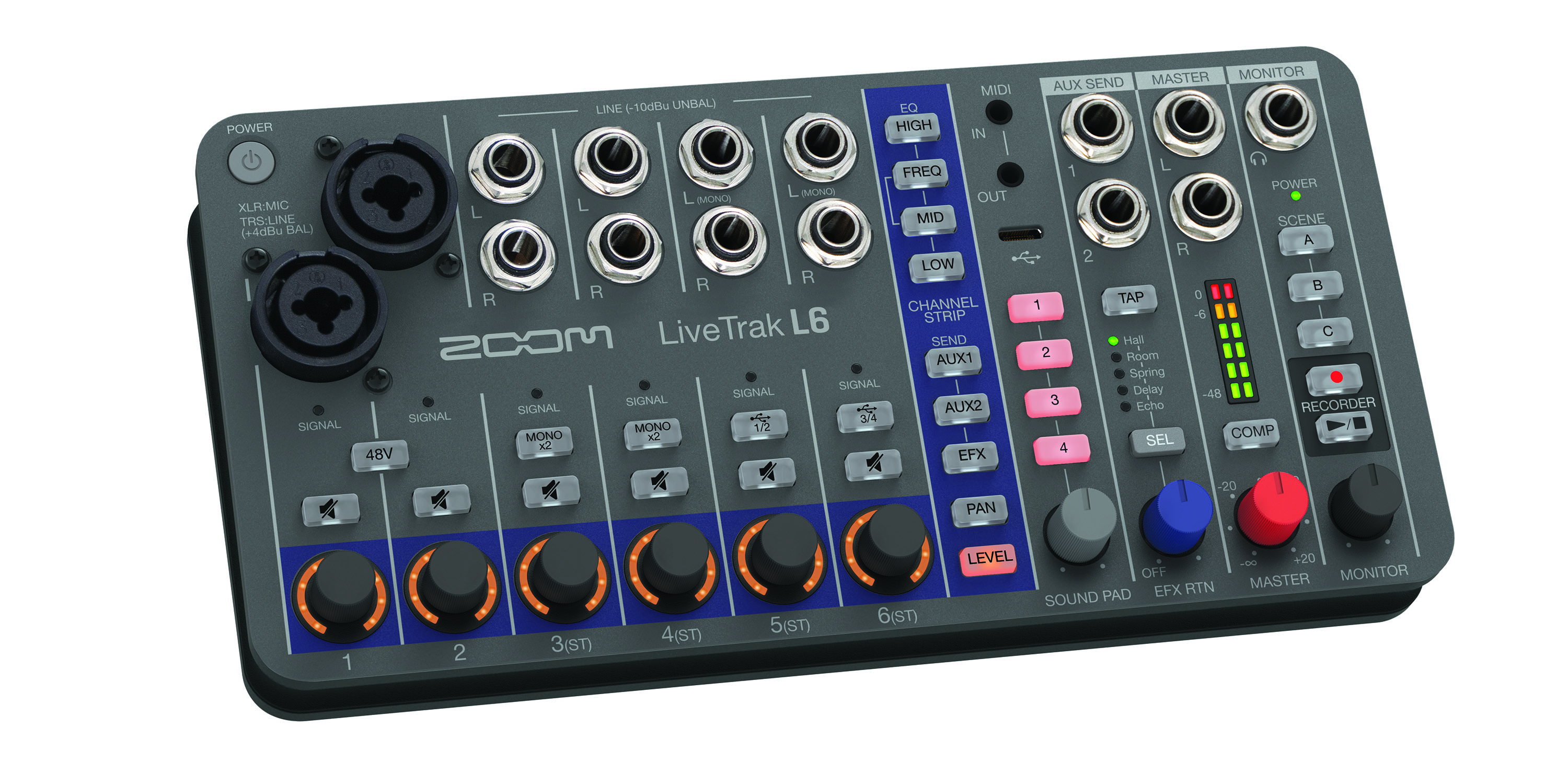 Zoom Livetrak L6 - Analog mixing desk - Variation 2