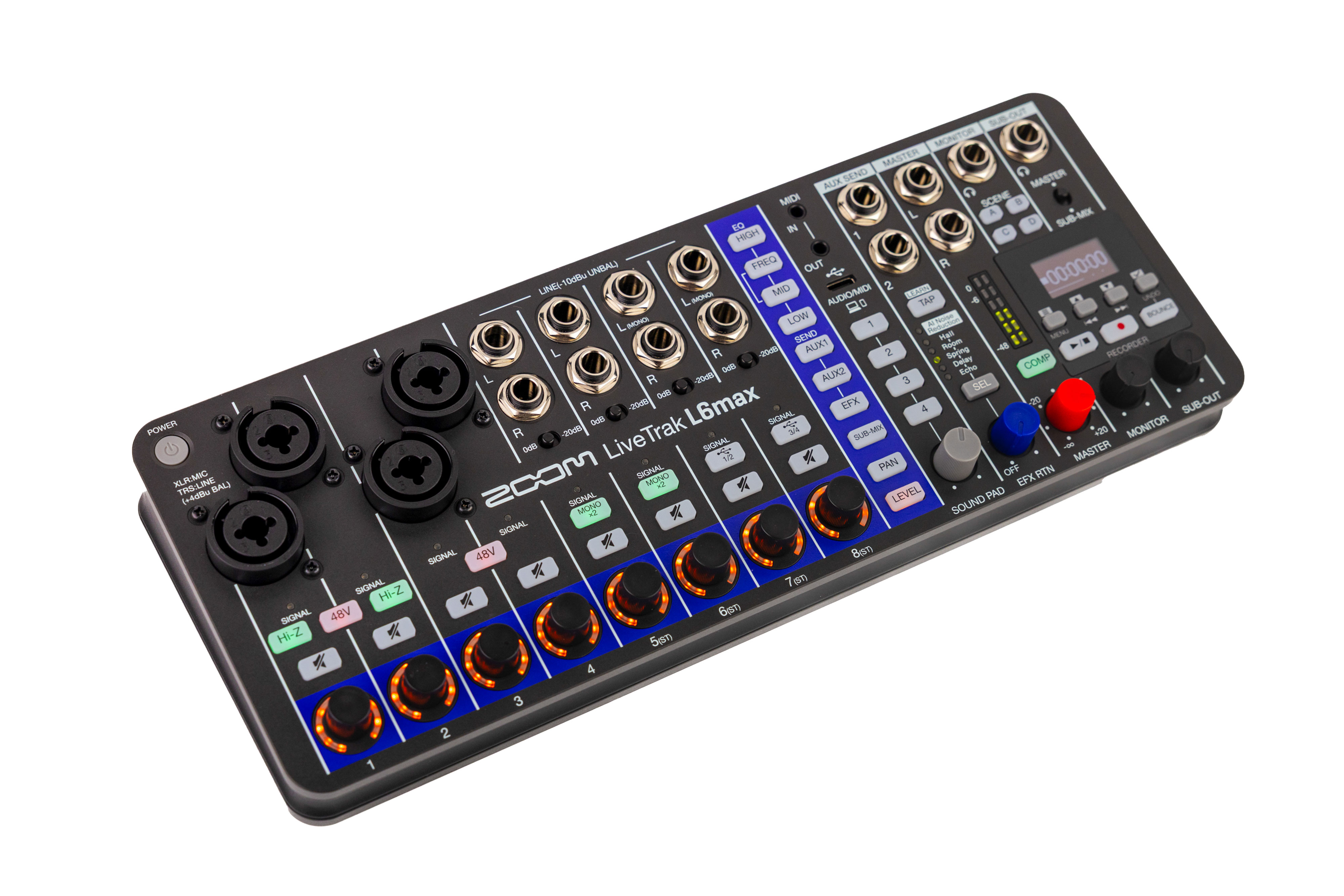 Zoom Livetrak L6max - Analog mixing desk - Variation 5